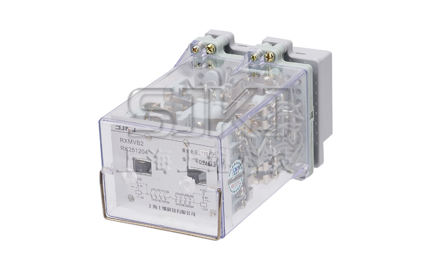 RXMVB2雙位置繼電器_RXMVB2繼電器_接線圖