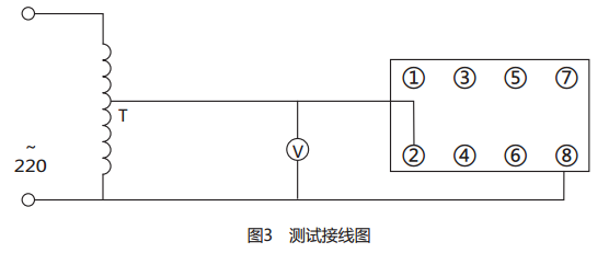 DY-38/Z電壓繼電器接線與調(diào)試接線圖