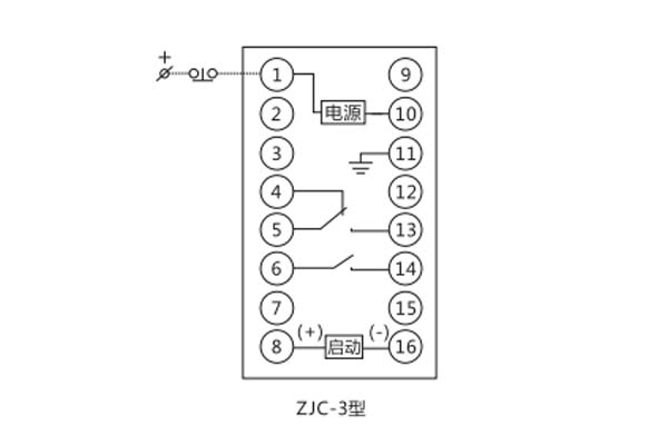 ZJC-3接線(xiàn)圖