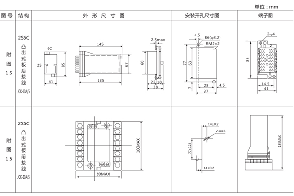 安裝尺寸