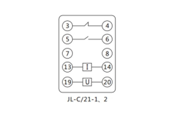 JL-C/21-2接線(xiàn)圖