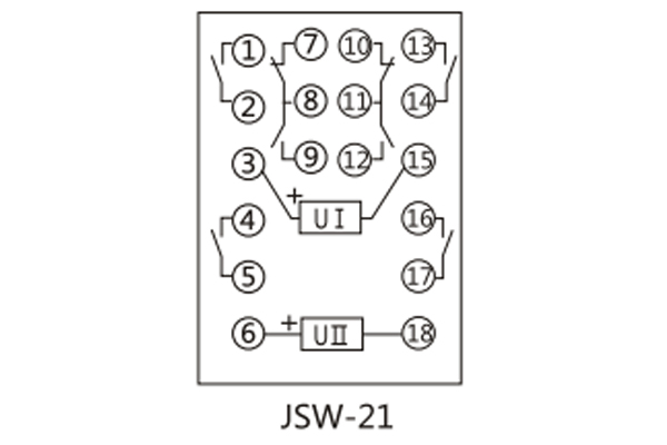 JSW-21接線(xiàn)圖