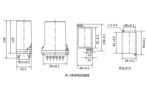 開(kāi)孔尺寸