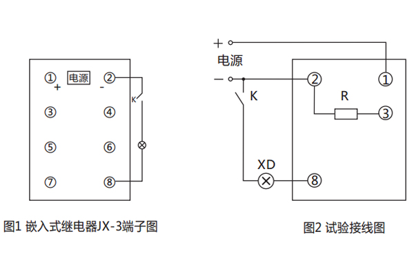 背后接線圖及試驗接線圖